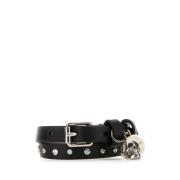 Alexander McQueen Exklusivt Bracciale armband för kvinnor Black, Dam