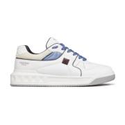 Valentino Garavani Logo Print Maxi Stud Sneakers White, Herr