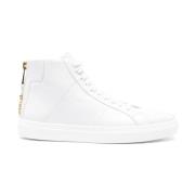 Moschino Vita Sneakers med 2.0cm Sula Höjd White, Herr