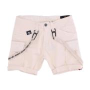 Alpha Industries Short Shorts White, Herr