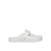 Birkenstock Boston Slides Gummisandaler White, Dam