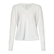 Rag & Bone V-ringad topp White, Dam