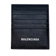 Balenciaga Svart Logokorthållare för Män Black, Herr