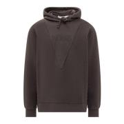 JW Anderson Urban Logo Reverse Hoodie Black, Herr