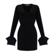 JW Anderson Räfflad klänning Black, Dam