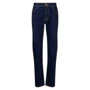 Jacob Cohën Slim Fit Jeans med Patch Detalj Blue, Herr