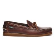 Sebago Scout Waxed Sailor Shoes Brown, Herr