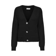 Only Onlella Piumo LS Cardigan CC KNT Svart | Freewear Svart Black, Da...