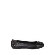 Tory Burch Minni Läder Ballerinaskor Black, Dam