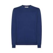 Sun68 Stiliga O-Neck Jumpers Blue, Herr