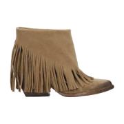 Elena Iachi Tex Style Mocka Ankelboots Brown, Dam