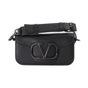 Valentino Garavani Mini Loco Axelremsväska Black, Herr