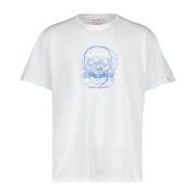 Alexander McQueen T-shirt med skalletryck White, Herr