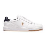 Ralph Lauren Vita Court Sneakers med Memory Foam Innersulor White, Her...