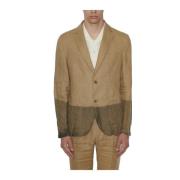 Daniele Alessandrini Elegant Formell Blazer Uppgradering Brown, Herr