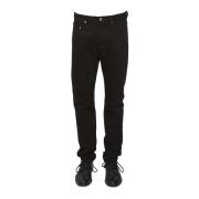 Ambush Jeans med applikationer Black, Herr