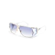 Cazal Vita solglasögon för dagligt bruk White, Unisex