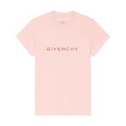 Givenchy Rosa Crew Neck T-shirts och Polos Pink, Dam