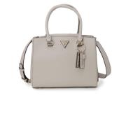 Guess Noelle Flickvän Satchel Beige, Dam