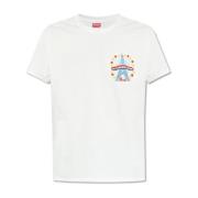 Kenzo T-shirt med logotyp White, Herr