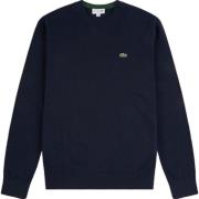 Lacoste Tröja - Ah2193-166 - 100% sammansättning Blue, Herr