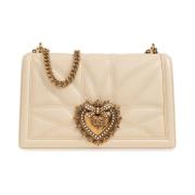 Dolce & Gabbana ‘Devotion Large’ axelväska Beige, Dam