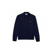 Lacoste Långärmad Blå Polo Blue, Herr