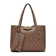 Guess Eco Brenton Tote - Vår/Sommar Kollektion Brown, Dam