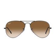 Ray-Ban Ikoniska Aviator Solglasögon Black, Herr