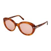 Tom Ford Snygga solglasögon Ft1009 Brown, Dam