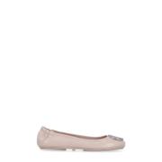 Tory Burch Rosa Läder Ballerinaskor Pink, Dam