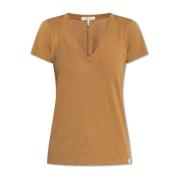 Rag & Bone T-shirt av ekologisk bomull Brown, Dam