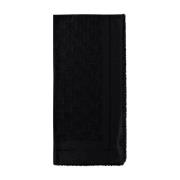 Elisabetta Franchi iskos Jacquard Pashminasjal Black, Dam