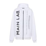 Balmain Vita Sweatshirts för Män White, Herr