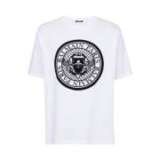 Balmain Medallion T-shirt White, Herr