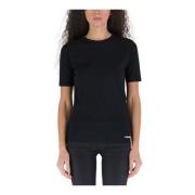 Jil Sander Kortärmad Bomullst-shirt Black, Dam