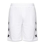 Golden Goose Shorts med logotyp White, Herr