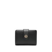 Michael Kors Svart Kompakt Fickplånbok Black, Dam