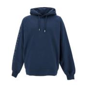 Jacquemus LE Hoodie Typo Sweaters Blue, Herr