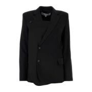 JW Anderson Stretch ullblazer Black, Dam