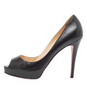 Christian Louboutin Pre-owned Pre-owned Laeder klackskor Black, Dam