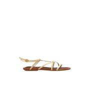 Jacquemus Platta Sandalerer Beige, Dam