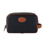 Mulberry Scotchgrain Wash Case Black, Unisex