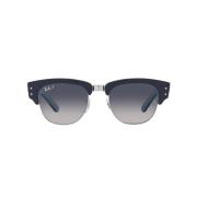 Ray-Ban Rb0316 Solglasögon Mega Clubmaster Polarized Blue, Dam