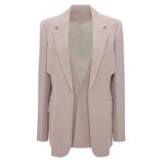 Victoria Beckham Dubbel Panel Jacka Pink, Dam