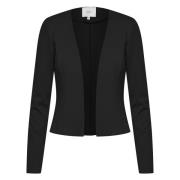 Ichi Kort Blazer för Kvinnor Black, Dam