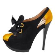 Casadei Pre-owned Pre-owned Satin stvlar Black, Dam