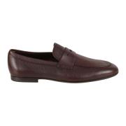 Tod's Platta Läder Moccasinskor Brown, Herr