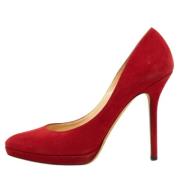 Jimmy Choo Pre-owned Pre-owned Mocka klackskor Red, Dam