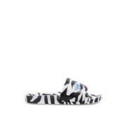 Off White Logo Pool Slides Sandaler Multicolor, Dam